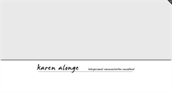 Desktop Screenshot of karenalonge.com